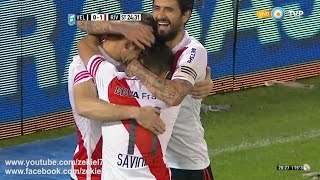 El gol de Saviola contra Velez [upl. by Blandina722]