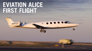 AllElectric Alice Aircraft Makes First Flight as Eviation Delays Entry Into Service – FutureFlight [upl. by Ruosnam]