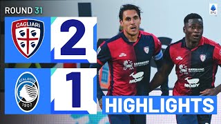 CAGLIARIATALANTA 21  HIGHLIGHTS  Viola stuns Atalanta with lastminute winner  Serie A 202324 [upl. by Elleina]