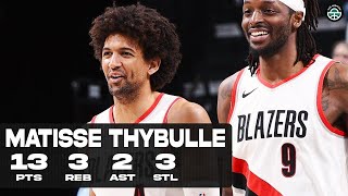 MATISSE THYBULLE DROPS 13PTS vs GRIZZLIES FULL HIGHLIGHTS [upl. by Autumn748]