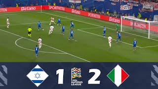 IsraeleItalia 12  UEFA Nations League 202425  Highlights della Partita [upl. by Odravde]