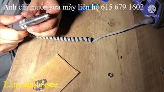 Sửa máy dũa móng tay UP200UP200 NAIL Drill THE BEARING REPLACEMENT REPAIR [upl. by Lucais]