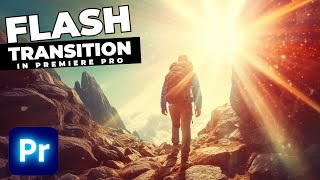 How To Add A Flash Transition In Premiere Pro [upl. by Ahsikrats765]