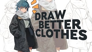 HOW I DRAW CLOTHES  PAINTING GUIDE [upl. by Zeke]