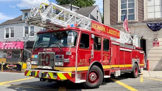 🌟 BRAND NEW 🌟 Newark Fire Department Ladder 10 And Spare Engine 29 Responding Possible Car Fire [upl. by Lokcin]