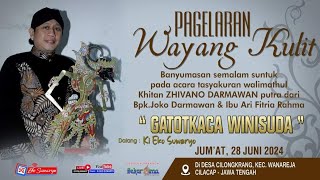 LIVE WAYANG KULIT DALANG KI EKO SUWARYO LAKON GATOTKACA WINISUDA [upl. by Erbma36]