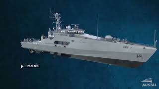 Austal Unveils New Offshore Patrol 60 [upl. by Almena692]