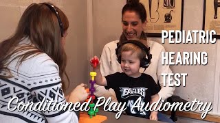 Pediatric Hearing Test  Conditioned Play Audiometry with Rex [upl. by Ulric]