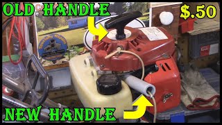 Pull Cord Handle quotHACKquot  Mantis Rototiller [upl. by Nodla218]