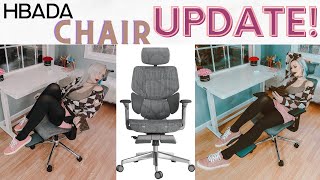 5 Months Using UPDATE HBADA E3 Ergonomic Chair Supreme Office Chair Review [upl. by Eastlake]