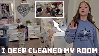 Leahs Deep Clean and Room Makeover Officially Leah [upl. by Yzzik]