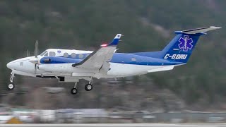 Beechcraft King Air 350ER Landing [upl. by Attenyw62]