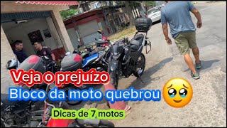 Moto não passa marcha quebrou o bloco do motor como resolver [upl. by Fedora]