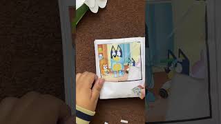 Game book  Libro de Juego Bluey paper diy playbook roblox paperplay quietbook babycare bluey [upl. by Reave149]