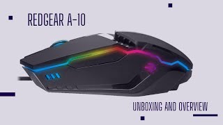 Redgear A10 The cheapest gaming mouse in India right now and its decent  Unboxing and overview [upl. by Greenburg]