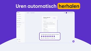 Hoe werkt automatisch uren herhalen in de Maqqieapp [upl. by Johanan]