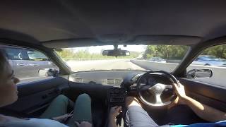 Nissan Skyline R32 GTR  Single Turbo 2nd to 3rd gear pull short [upl. by Nura970]