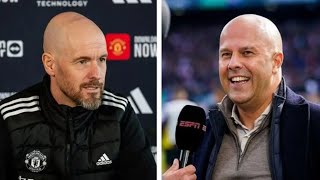 ARNE SLOT EXPOSED TEN HAG IN JUST 2 MINUTES  CAN HE WIN THE LEAGUE [upl. by Aon187]