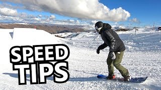 Tips for Snowboarding with SPEED [upl. by Bridget]