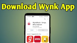 Download Wynk App  Wynk App Install Kaise Kare  Wynk Music Kaise Install Kare [upl. by Aivatra]