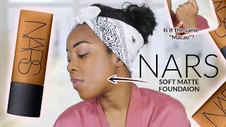 NARS MAY HAVE GIVEN US THEIR BEST FOUNDATION YET  NARS SOFT MATTE FOUNDATION  Andrea Renee [upl. by Samuel]