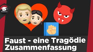 Faust Zusammenfassung Goethe – Faust der Tragödie erster Teil  Szenenüberblick Faust erklärt [upl. by Cissy]