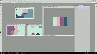 travailler avec une palette de couleur sur photoshop [upl. by Elleved983]