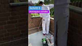 🎯Steinteppich verlegen Schritt 5 schön vorlegen steinteppich handwerk diy lernen onlinekurs [upl. by Ynoep682]