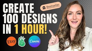 How Top Etsy Sellers Create 100 Designs in Just 1 Hour 🎨🚀 [upl. by Gaither785]