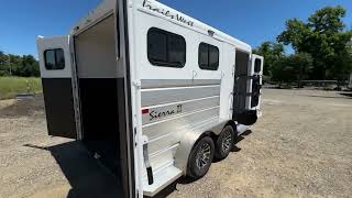 2024 Trails West Sierra Bumper Pull 2 Horse Trailer [upl. by Daggett323]