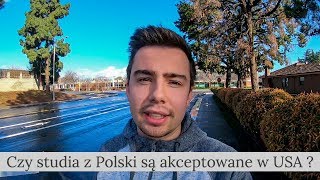 Czy dyplom z polskiej uczelni jest ważny w USA [upl. by Eah123]