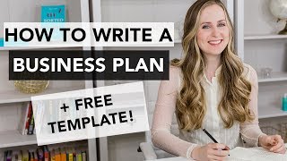 How to Write a Business Plan  Entrepreneurship 101 [upl. by Xantha39]