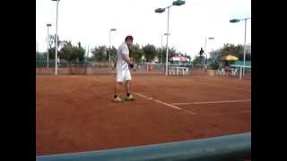 Tennis Best Match Point Ever Mujtaba Khan 06 05 1540 Manavgat Turkey Johnnyblazedcom Mar 222011 [upl. by Anilag]