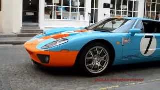 INSANELY LOUD 1000hp Heffner Ford GT Heritage Ed in London [upl. by Sybilla113]