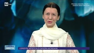 Chi sono le eredi di Sandra Mondaini  La Vita in Diretta 21092017 [upl. by Nojid]