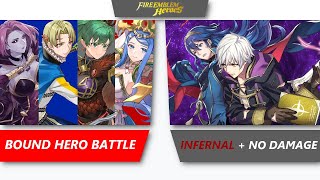 FEH  Bound Hero Battle  Vs Lucina amp Robin INFERNAL  No Damage [upl. by Pagas204]