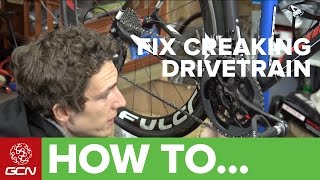 How To Fix A Creaking Bottom Bracket Or Cranks [upl. by Atile480]