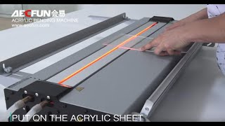 Manual Acrylic Bending Machine for PP Plexiglass Plastic sheet organic glass [upl. by Arimahs]