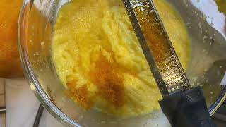 Gluten free orange rhum polenta cake [upl. by Yrffej851]