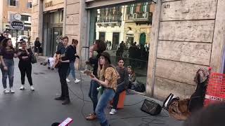 MANESKIN LIVE A ROMA CENTRO [upl. by Arinayed]