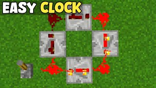 How to Build Minecraft Repeater Clock [upl. by Lyrradal]