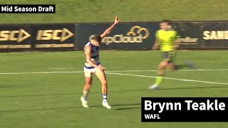 MSD Brynn Teakle  WAFL Round 6 [upl. by Orville]