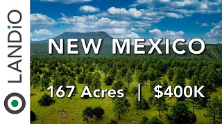 LANDIO • SOLD • 167 Acre New Mexico Ranch for Sale next to National Forest Land [upl. by Pena]