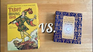 Tarot Original 1909 vs The Original Rider Waite Tarot Pack [upl. by Clayton758]