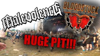 Malevolence  Huge Circle Pit  Self Supremacy  POV Mosh Pit  Bloodstock Fest 2024  Live  UK 4K [upl. by Rede]