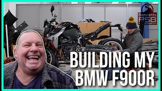 BUILDING MY BMW F900R FOR BSB [upl. by Howlend]