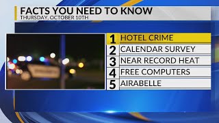 KRQE Newsfeed Added security measures APS calendar survey Near record heat Free computers Airab [upl. by Rosenbaum]