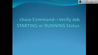 Chase Command in Autosys  Tutorials [upl. by Uhayile]