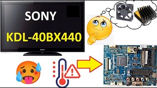 TV Sony KDL40BX440  A CALDO SI SPEGNE RISOLTO CON 4 EURO [upl. by Madelyn910]