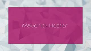 Maverick Hester  appearance [upl. by Gustie]